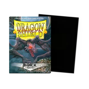 Dragon Shield – Standard Sleeves – Matte – Black – 100 Sleeves